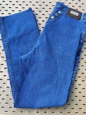 Lawman Western Bareback High Waist Western Rodeo Buttons Detail Studded Leg**